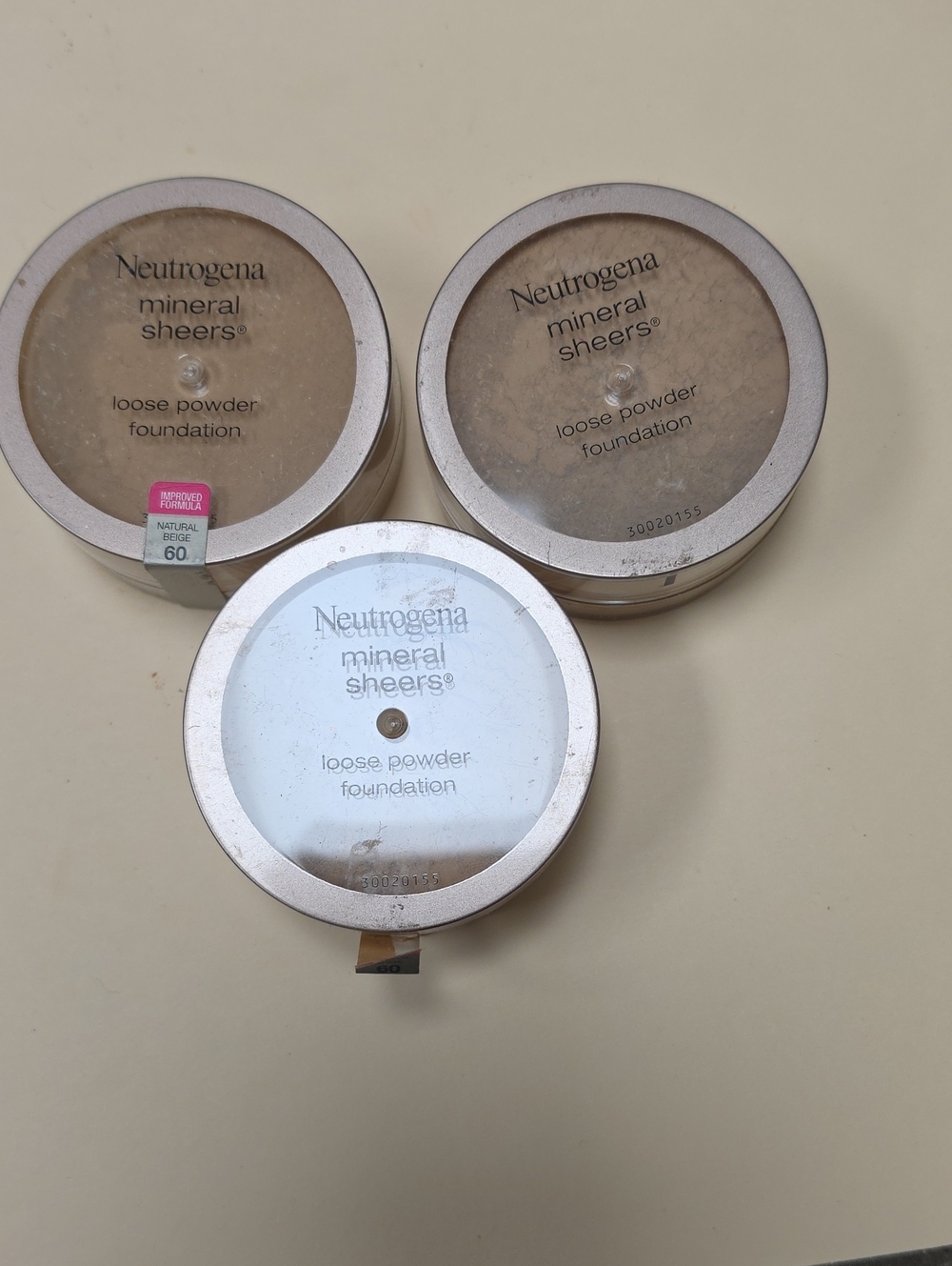 Neutrogena Mineral Sheers Loose Powder Foundation Trio - Beige and Tan